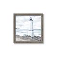 Picture of White  Lighthouse _GroupedProduct_Square_Framed_Matted_