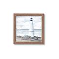 Picture of White  Lighthouse _GroupedProduct_Square_Framed_Matted_