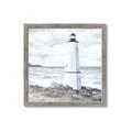 Picture of White  Lighthouse _GroupedProduct_Square_Framed_Matted_