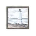 Picture of White  Lighthouse _GroupedProduct_Square_Framed_Matted_