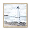 Picture of White  Lighthouse _GroupedProduct_Square_Framed_Matted_