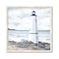 Picture of White  Lighthouse _GroupedProduct_Square_Framed_Matted_