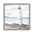 Picture of White  Lighthouse _GroupedProduct_Square_Framed_Matted_