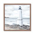 Picture of White  Lighthouse _GroupedProduct_Square_Framed_Matted_
