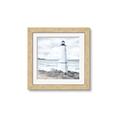Picture of White  Lighthouse _GroupedProduct_Square_Framed_Matted_