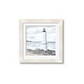 Picture of White  Lighthouse _GroupedProduct_Square_Framed_Matted_