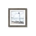 Picture of White  Lighthouse _GroupedProduct_Square_Framed_Matted_