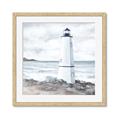Picture of White  Lighthouse _GroupedProduct_Square_Framed_Matted_