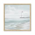 Picture of Light house near water _GroupedProduct_Square_Framed_Matted_