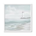 Picture of Light house near water _GroupedProduct_Square_Framed_Matted_