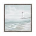 Picture of Light house near water _GroupedProduct_Square_Framed_Matted_