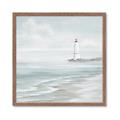 Picture of Light house near water _GroupedProduct_Square_Framed_Matted_