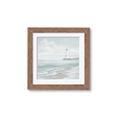Picture of Light house near water _GroupedProduct_Square_Framed_Matted_