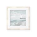 Picture of Light house near water _GroupedProduct_Square_Framed_Matted_