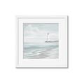 Picture of Light house near water _GroupedProduct_Square_Framed_Matted_