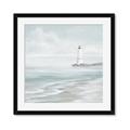 Picture of Light house near water _GroupedProduct_Square_Framed_Matted_