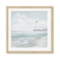 Picture of Light house near water _GroupedProduct_Square_Framed_Matted_