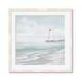 Picture of Light house near water _GroupedProduct_Square_Framed_Matted_