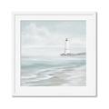 Picture of Light house near water _GroupedProduct_Square_Framed_Matted_