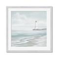 Picture of Light house near water _GroupedProduct_Square_Framed_Matted_