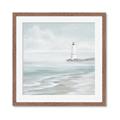 Picture of Light house near water _GroupedProduct_Square_Framed_Matted_