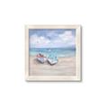 Picture of White Fishing Boats _GroupedProduct_Square_Framed_Matted_