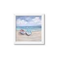 Picture of White Fishing Boats _GroupedProduct_Square_Framed_Matted_