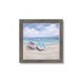 Picture of White Fishing Boats _GroupedProduct_Square_Framed_Matted_