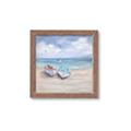 Picture of White Fishing Boats _GroupedProduct_Square_Framed_Matted_