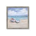 Picture of White Fishing Boats _GroupedProduct_Square_Framed_Matted_