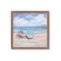 Picture of White Fishing Boats _GroupedProduct_Square_Framed_Matted_