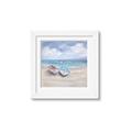 Picture of White Fishing Boats _GroupedProduct_Square_Framed_Matted_
