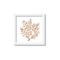 Picture of Orange Coral  _GroupedProduct_Square_Framed_Matted_