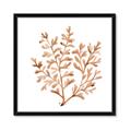 Picture of Orange Coral  _GroupedProduct_Square_Framed_Matted_