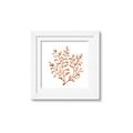 Picture of Orange Coral  _GroupedProduct_Square_Framed_Matted_