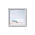 Picture of Soft Blue Boat _GroupedProduct_Square_Framed_Matted_