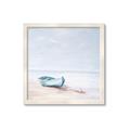 Picture of Soft Blue Boat _GroupedProduct_Square_Framed_Matted_