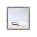 Picture of Soft Blue Boat _GroupedProduct_Square_Framed_Matted_
