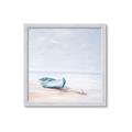 Picture of Soft Blue Boat _GroupedProduct_Square_Framed_Matted_