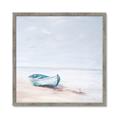 Picture of Soft Blue Boat _GroupedProduct_Square_Framed_Matted_