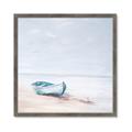 Picture of Soft Blue Boat _GroupedProduct_Square_Framed_Matted_