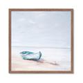 Picture of Soft Blue Boat _GroupedProduct_Square_Framed_Matted_
