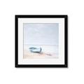 Picture of Soft Blue Boat _GroupedProduct_Square_Framed_Matted_