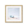 Picture of Soft Blue Boat _GroupedProduct_Square_Framed_Matted_