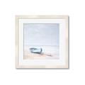 Picture of Soft Blue Boat _GroupedProduct_Square_Framed_Matted_