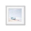 Picture of Soft Blue Boat _GroupedProduct_Square_Framed_Matted_