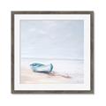 Picture of Soft Blue Boat _GroupedProduct_Square_Framed_Matted_