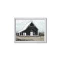 Picture of Black Barn House _GroupedProduct_Rectangle_Landscape_Framed_Matted_