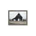 Picture of Black Barn House _GroupedProduct_Rectangle_Landscape_Framed_Matted_
