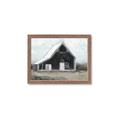 Picture of Black Barn House _GroupedProduct_Rectangle_Landscape_Framed_Matted_